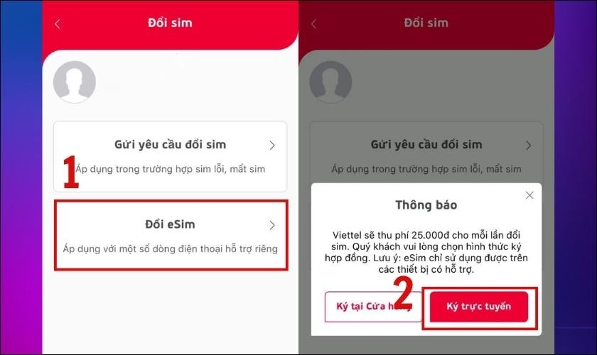 Chuyển đổi thông qua ứng dụng của nhà mạng - Hình 2