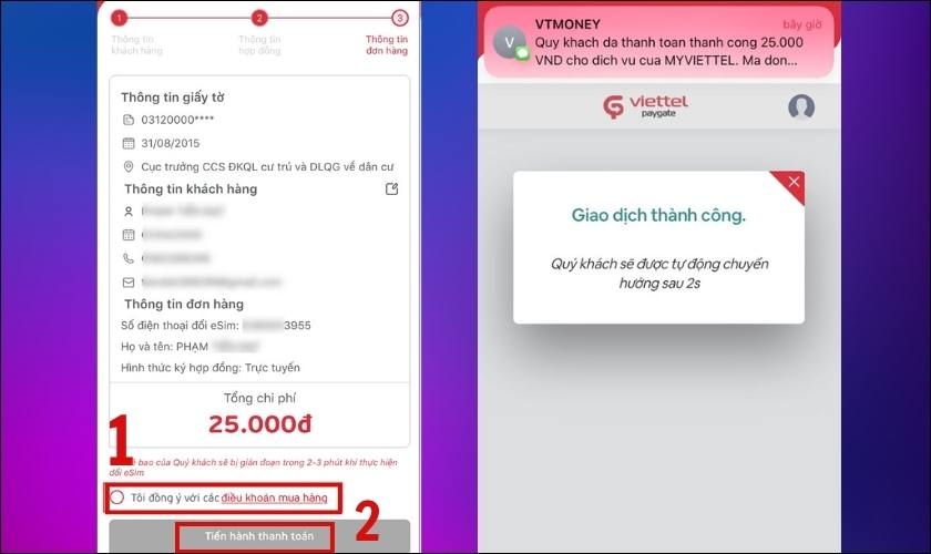 Chuyển đổi thông qua ứng dụng của nhà mạng - Hình 4