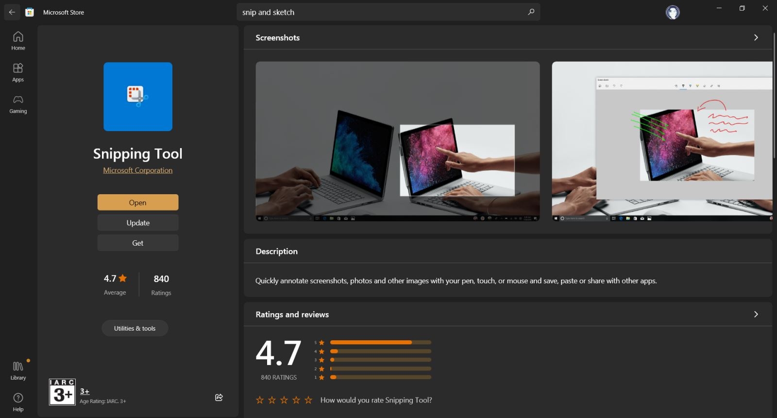 tải Snipping Tool 3