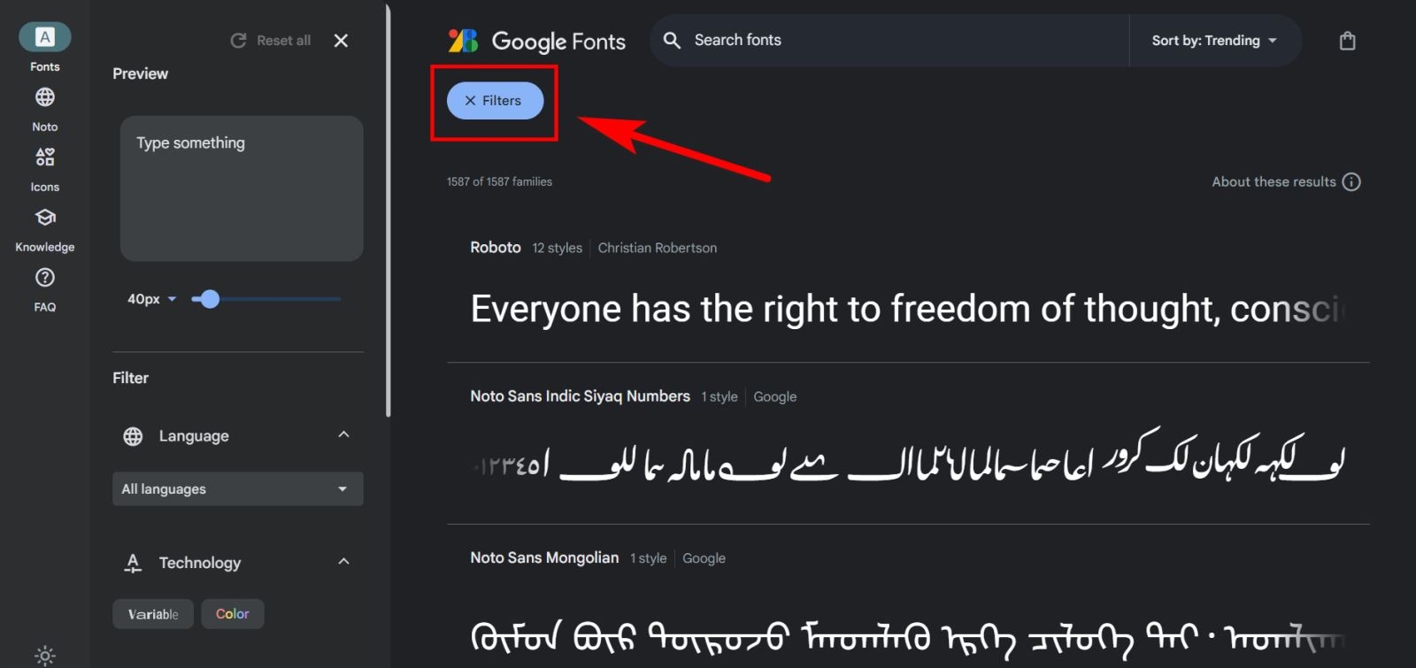 Google fonts tiếng Việt 2
