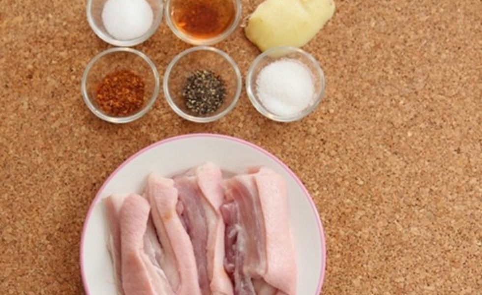 Nguyên liệu làm thịt áp chảo