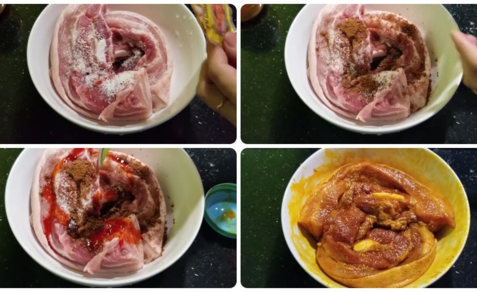 ướp thịt heo