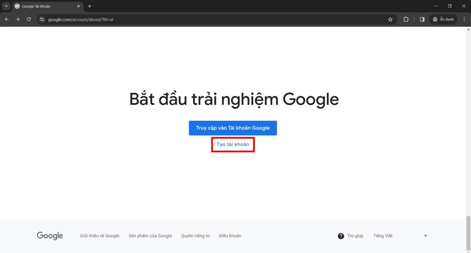 Cách tạo google drive 2