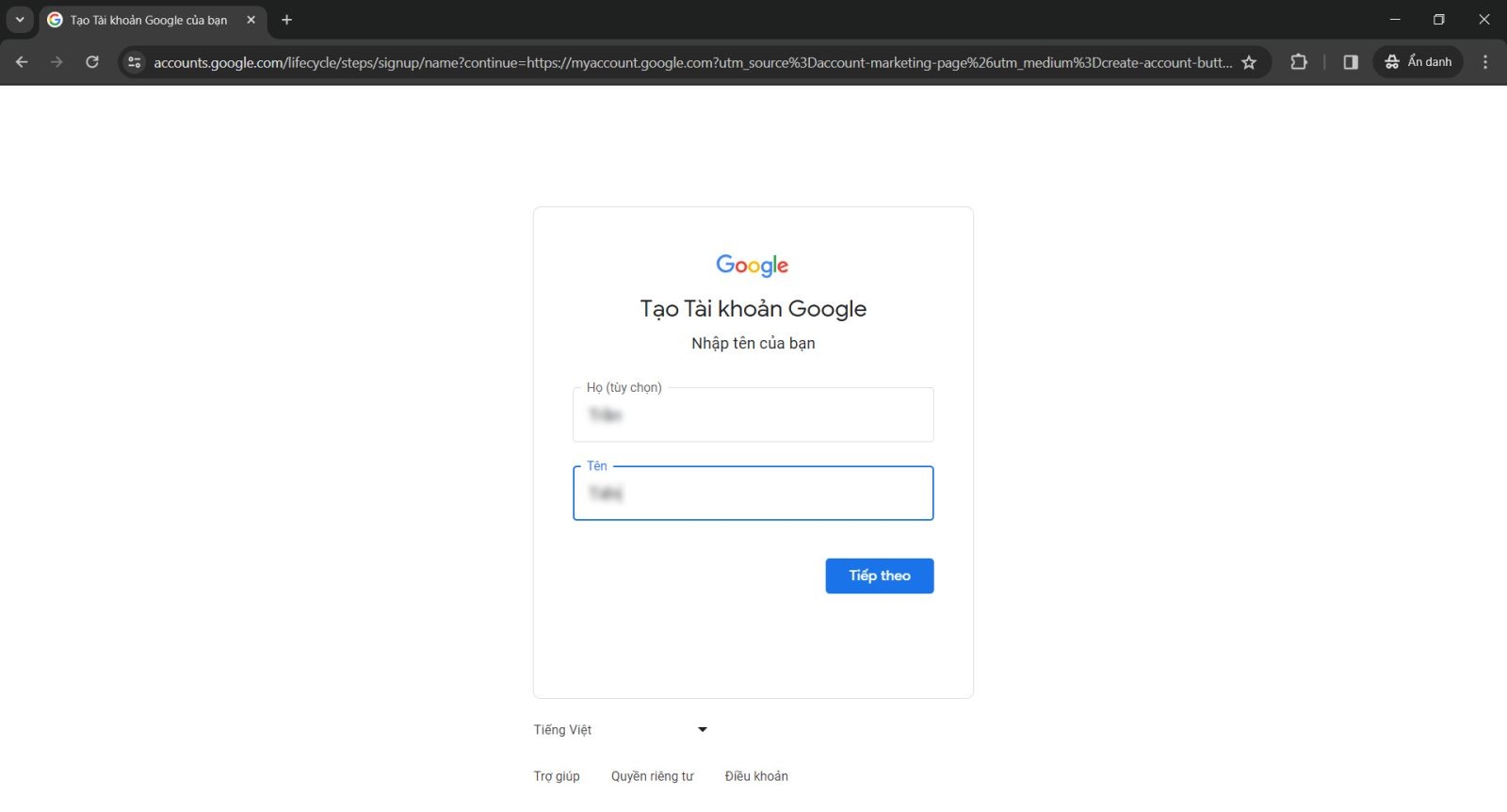Cách tạo google drive 3