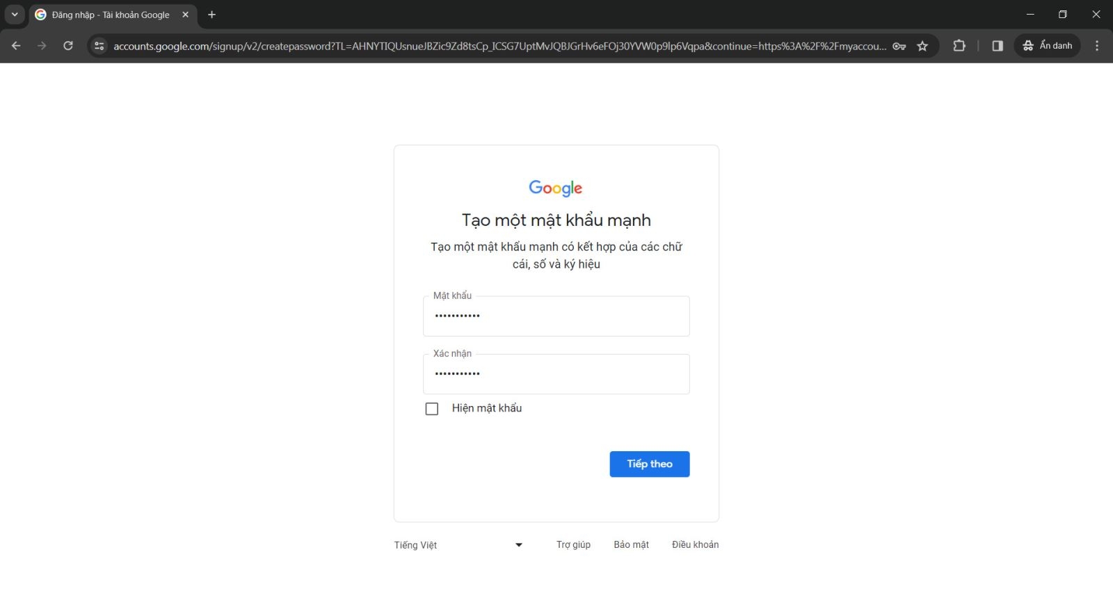 Cách tạo google drive 6