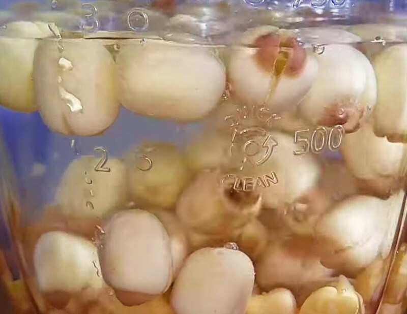 Xay hỗn hợp đậu