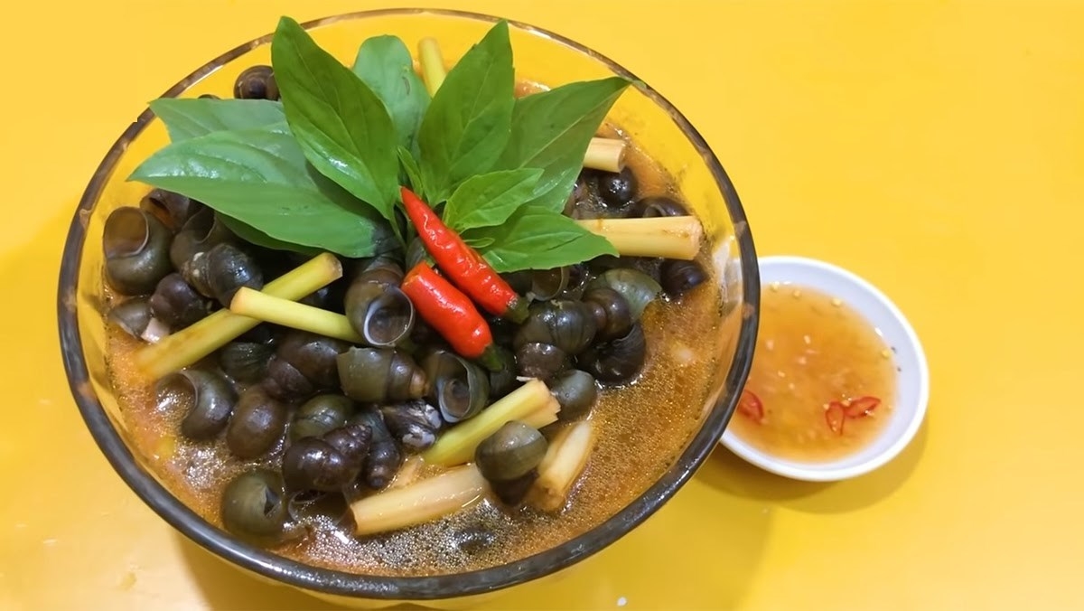 Ốc đắng hấp sả ớt dễ làm, ngon ngọt