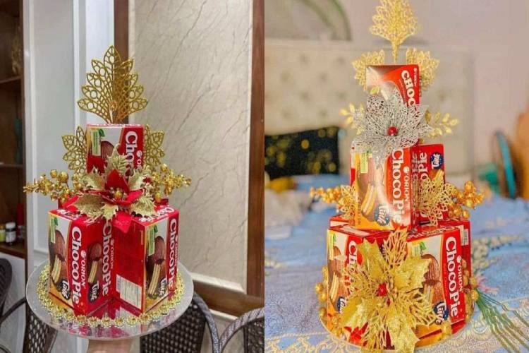 Tổng hợp các cách làm tháp bánh tết đep và độc đáo thích hợp trang trí ngày Tết Hình 1