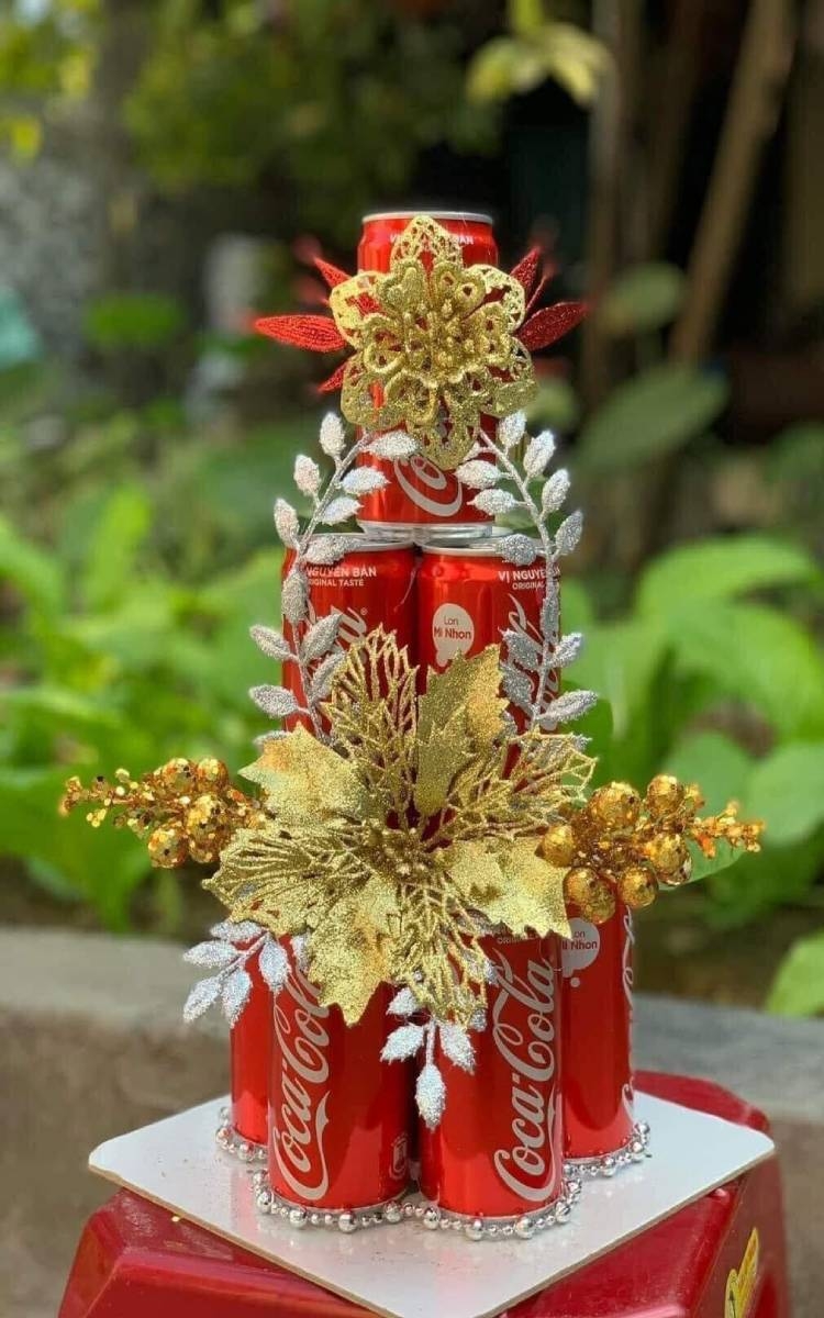 Tổng hợp các cách làm tháp bánh tết đep và độc đáo thích hợp trang trí ngày Tết Hình 6