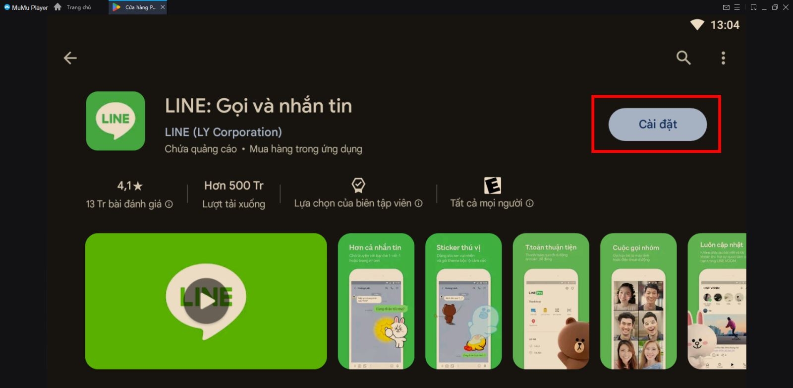 tải line cho máy tính 15