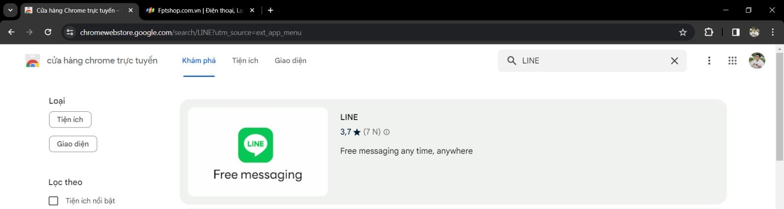 tải line cho máy tính 10