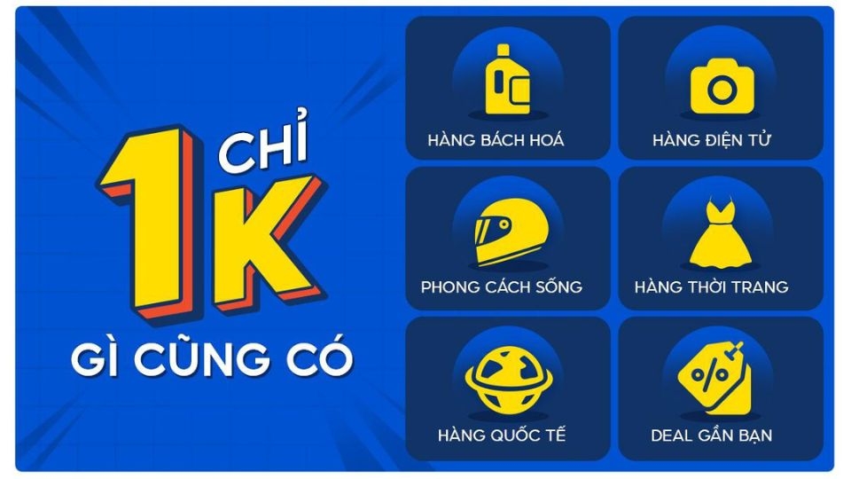 Nguyên nhân không thể mua hàng 1K trên Shopee