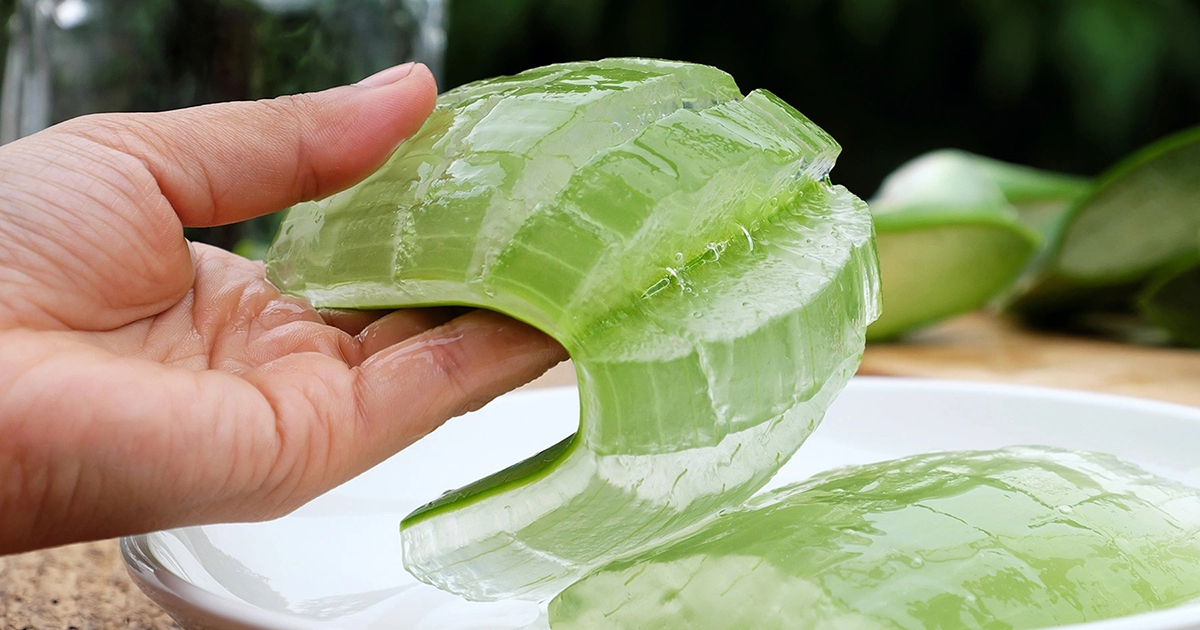 Cách sơ chế nha đam dai giòn, không nhớt, không đắng để chiến món ăn ngon hơn 4