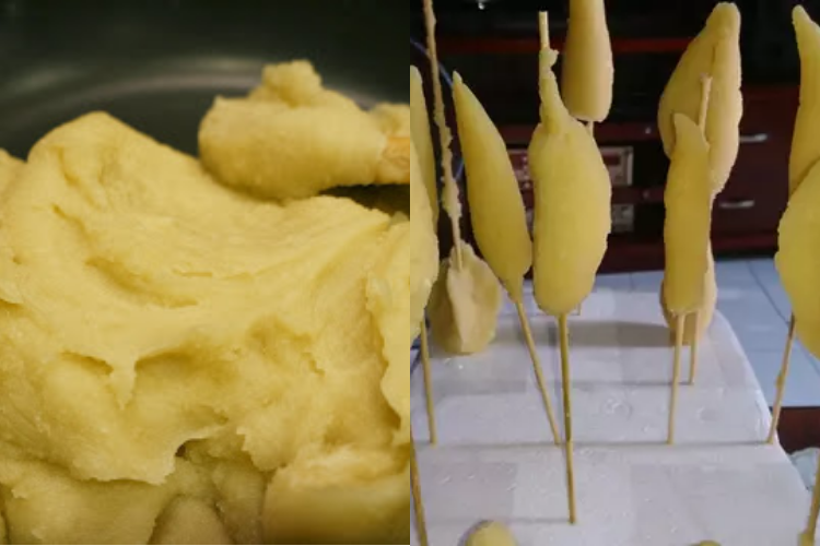 Hướng dẫn làm bánh đậu xanh trái cây thơm ngon (2)