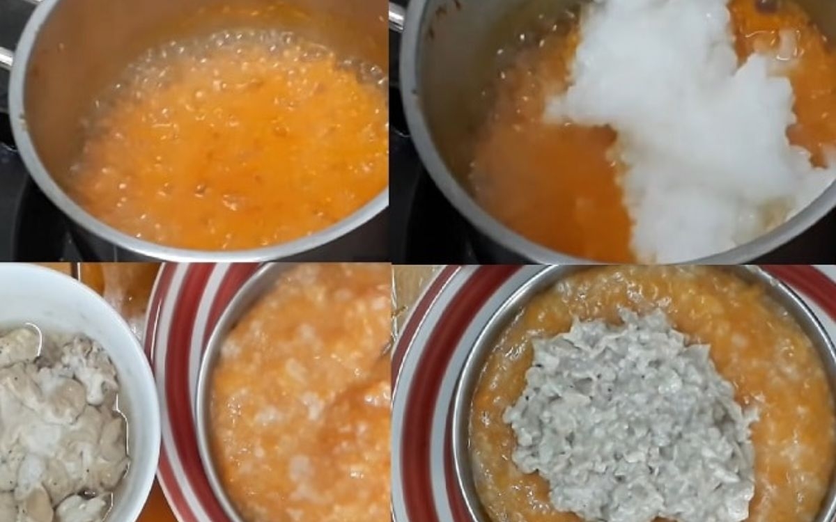 Bước 2: Tiến hành nấu cháo