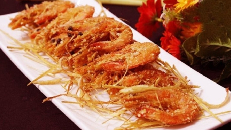 Tôm rảo chiên sả giòn