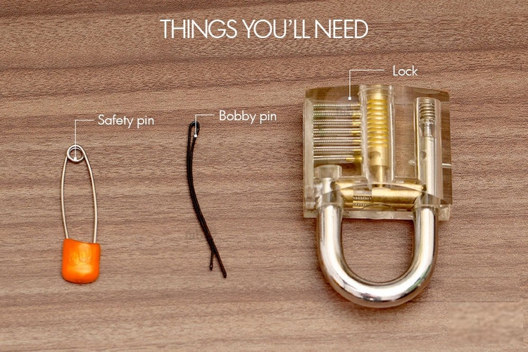 Cách mở ổ khóa khi quên chìa khóa (1)