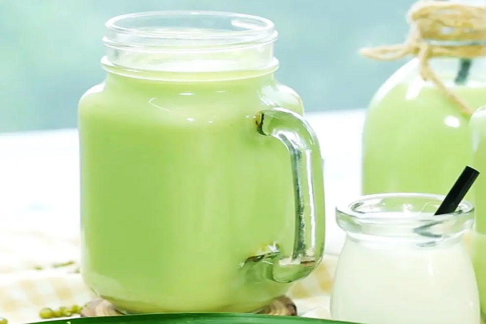 Sữa hạt bí nguyên chất.