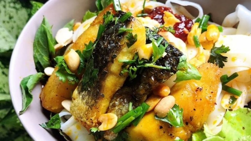 Mì Quảng cá lóc (Cách 2)