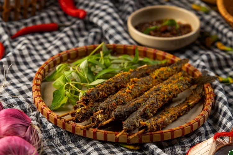 Cá kèo nướng muối ớt