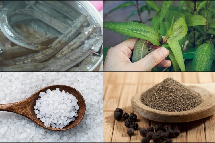 Nguyên liệu cá kèo nướng sa tế