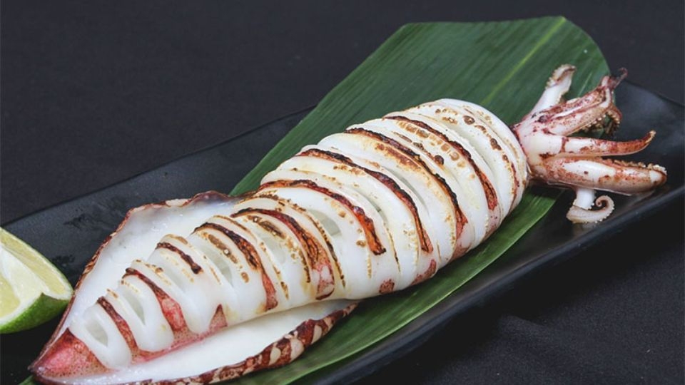 Mực nướng giấy bạc