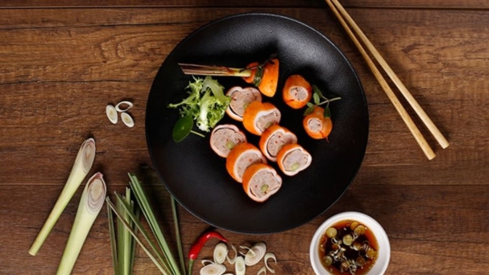 Mực lụi nướng sả