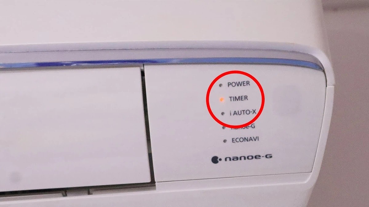 điều hòa Panasonic nháy đèn Timer 2 lần - hình 1