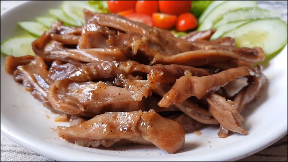 Thành phẩm bao tử khìa nước dừa