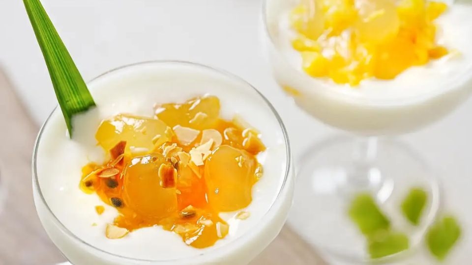Cách làm sữa chua hạt đác chanh dây