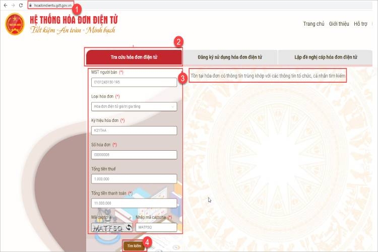 Hướng dẫn 3 cách tra cứu hoá đơn điện tử theo Thông tư 78 và Nghị định 123 Hình 5