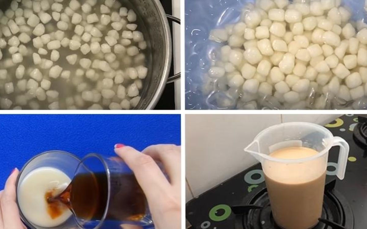 Bước 4: Luộc thạch củ năng