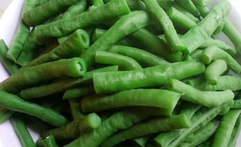 Luộc sơ đậu đũa