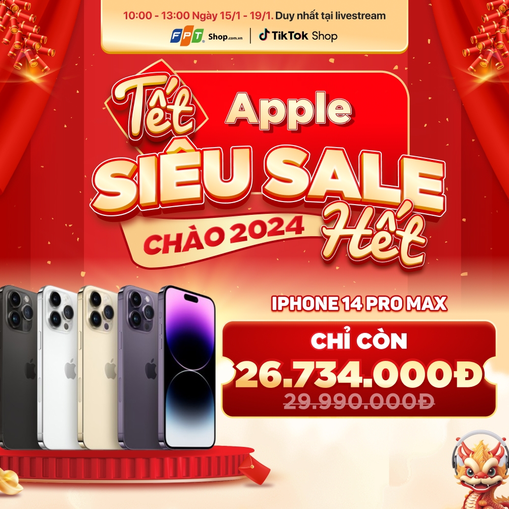  iPhone 14 Pro Max giảm còn 26.734.000