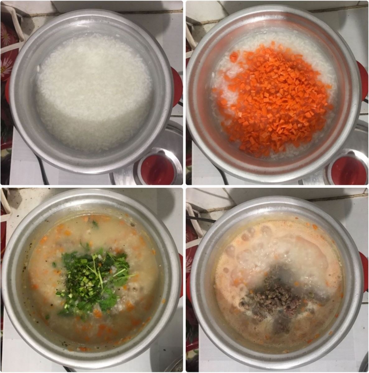 nấu cháo bằng cơm nguội - hình 4
