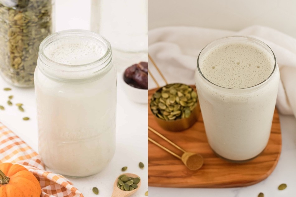 các loại sữa hạt hình 8