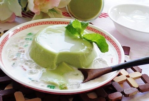 Bánh flan bơ cốt dừa
