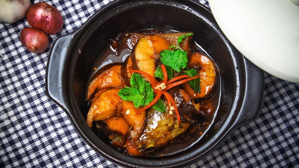 Món cá bớp kho tộ