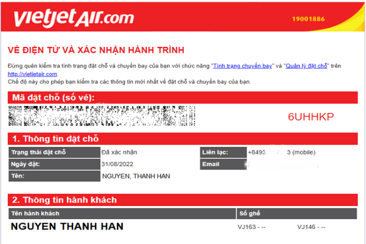 Hướng dẫn cách tra cứu vé máy bay đã mua của tất cả các hãng hàng không và đơn vị bán vé Hình 2