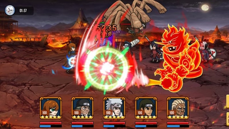 "Đại Chiến Nhẫn Giả" - Trải nghiệm game nhập vai đấu tướng 2D độc đáo được yêu thích nhất 2