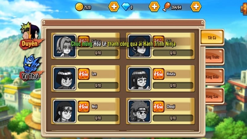 "Đại Chiến Nhẫn Giả" - Trải nghiệm game nhập vai đấu tướng 2D độc đáo được yêu thích nhất 3