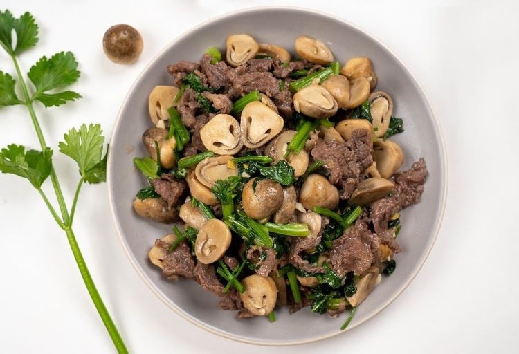 thịt bò xào nấm 5