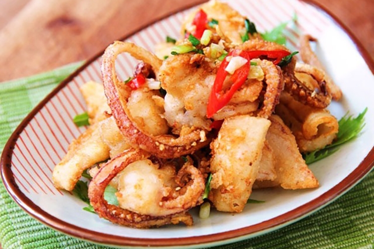 Mực xào tỏi (hình 7)