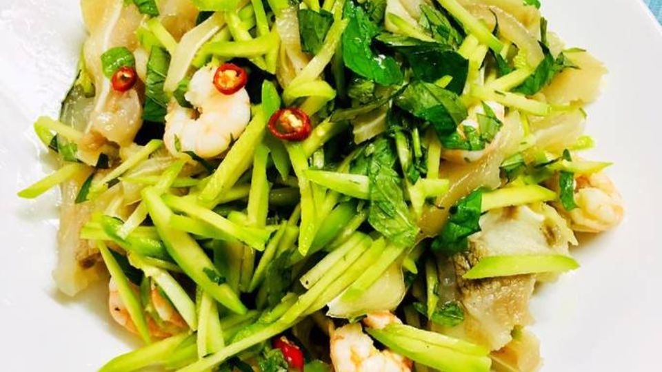Gỏi tai heo cóc xanh