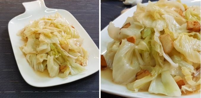 bắp cải xào tỏi - Ảnh 7