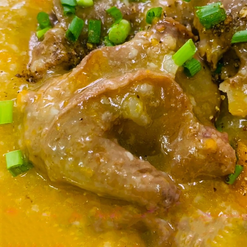 cháo bồ câu nấu rau gì 2