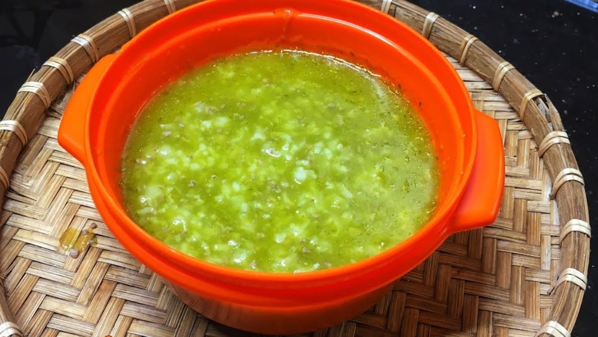 cháo bồ câu nấu rau gì 3