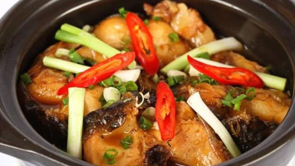 Cá chép kho gừng