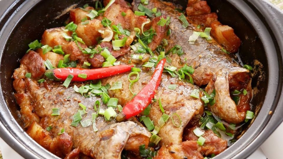 Cá rô kho gừng