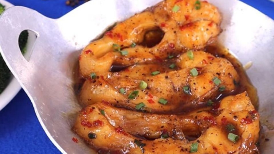 Cá diêu hồng kho gừng